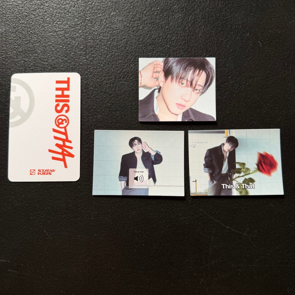 STRAY KIDS CHANGBIN This & That Photocard & Sticker Set - Picture 2 of 2